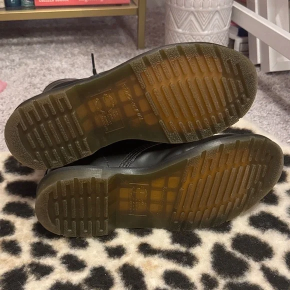 Dr. Martens Black Combat Boots - Picture 7 of 9